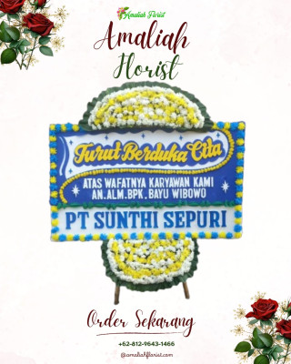 Papan Bunga Duka di Wiringgambut