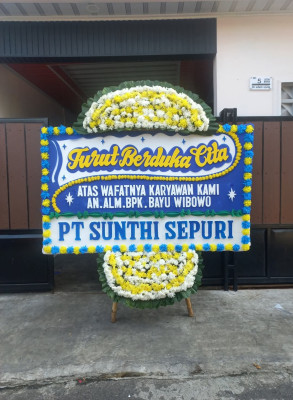 Papan Bunga Duka di Wiringgambut