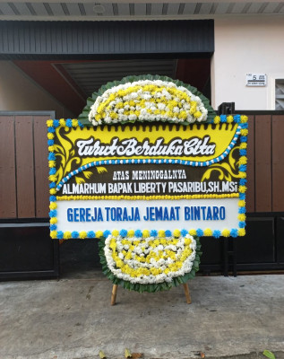 Papan Bunga Duka di Wiringgambut