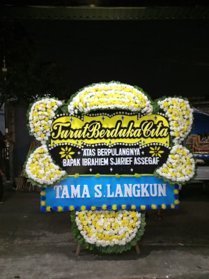 Papan Bunga Duka di Wiringgambut